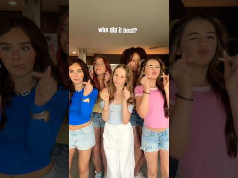 Who Did It Best?  | Viral #Shorts Challenge #TikTok