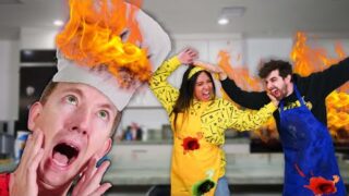 ​I Caught on Fire During a Cooking Challenge​